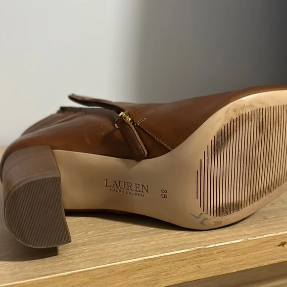 Brown Leather Ankle Boots - Picture 7 of 7